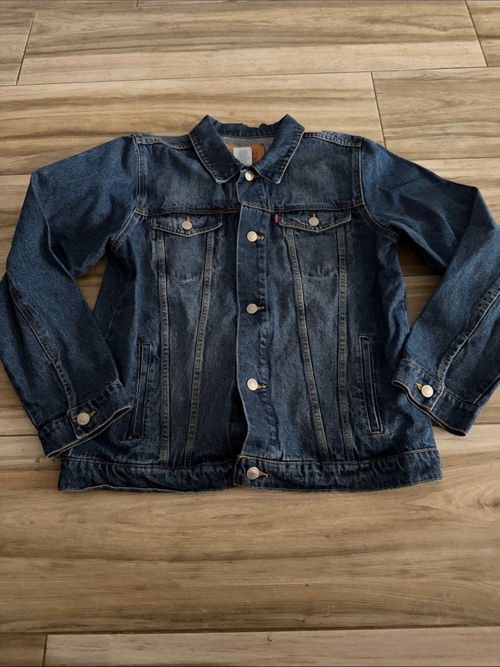 Levi's Girl’s Blue Denim Jean Jacket size XL